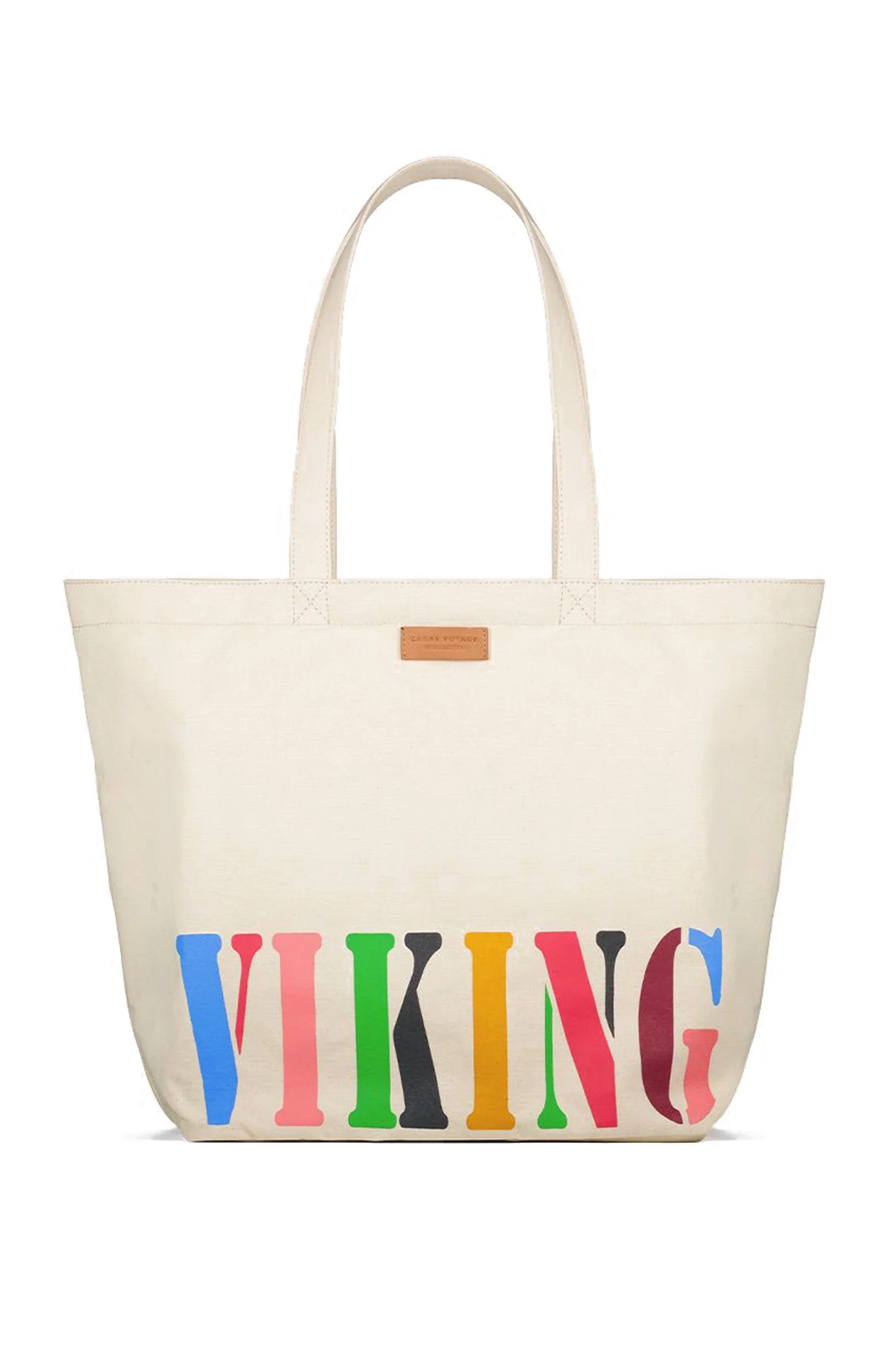Text Printed Slogan Canvas Tote Bag