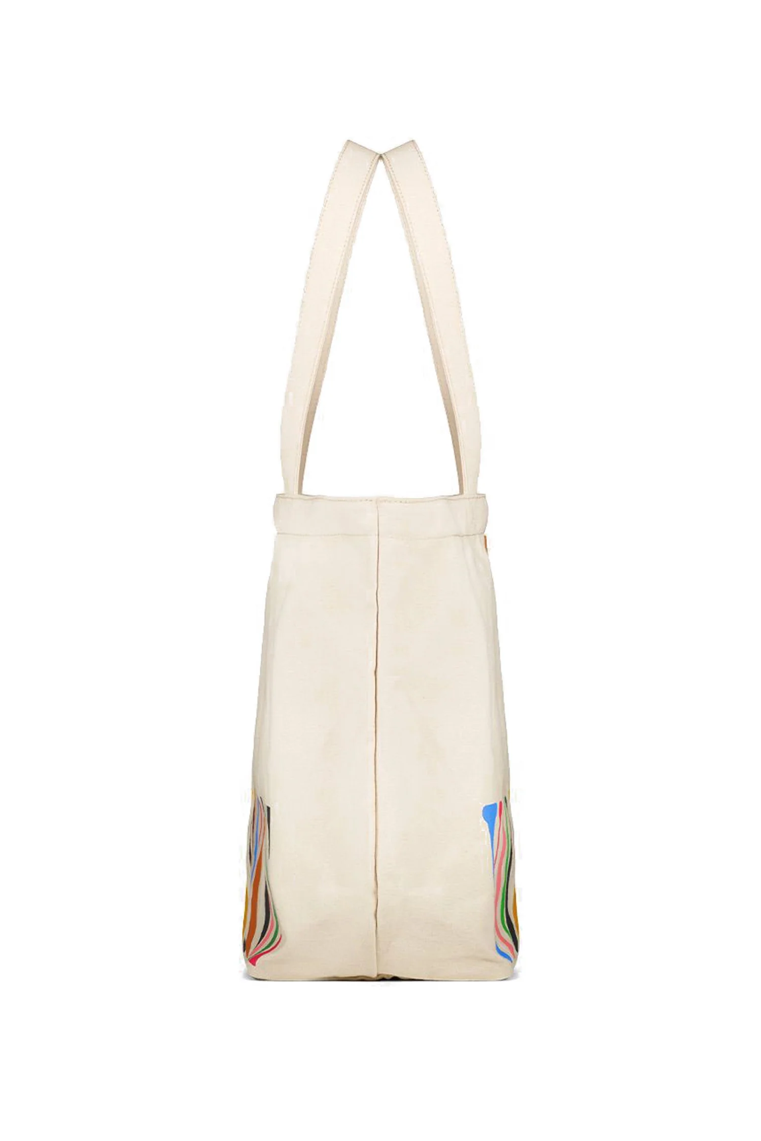 Text Printed Slogan Canvas Tote Bag - Image 2