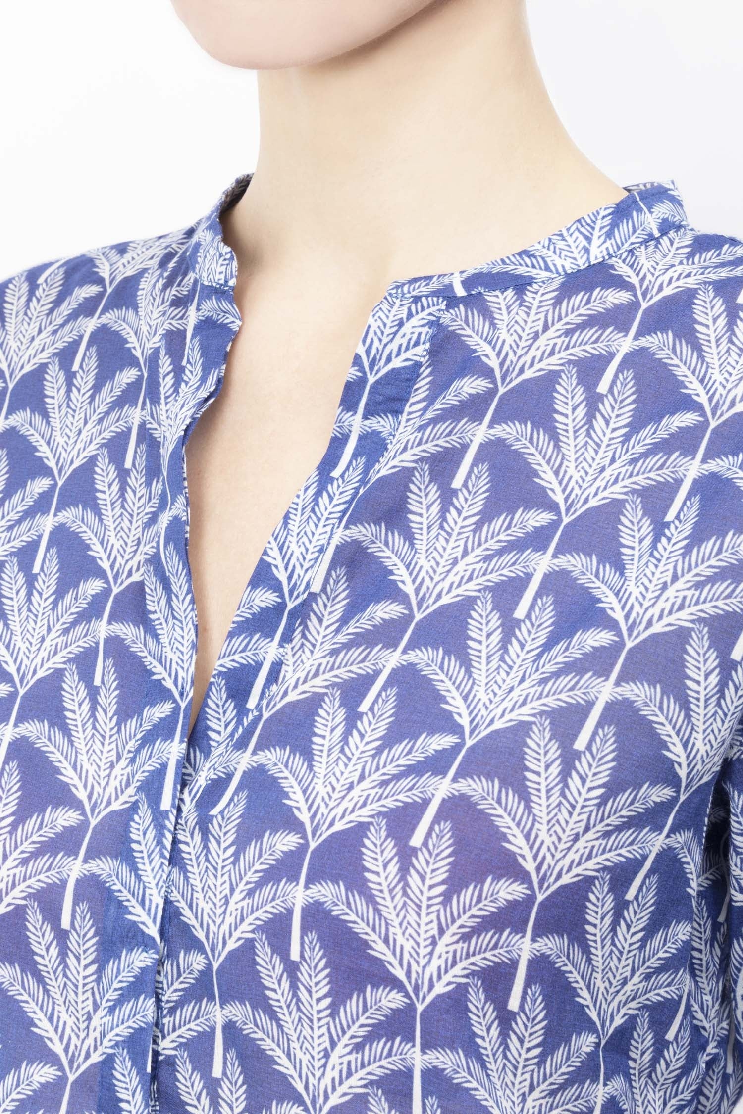 Tropical Printed Cotton Shirt - Image 4