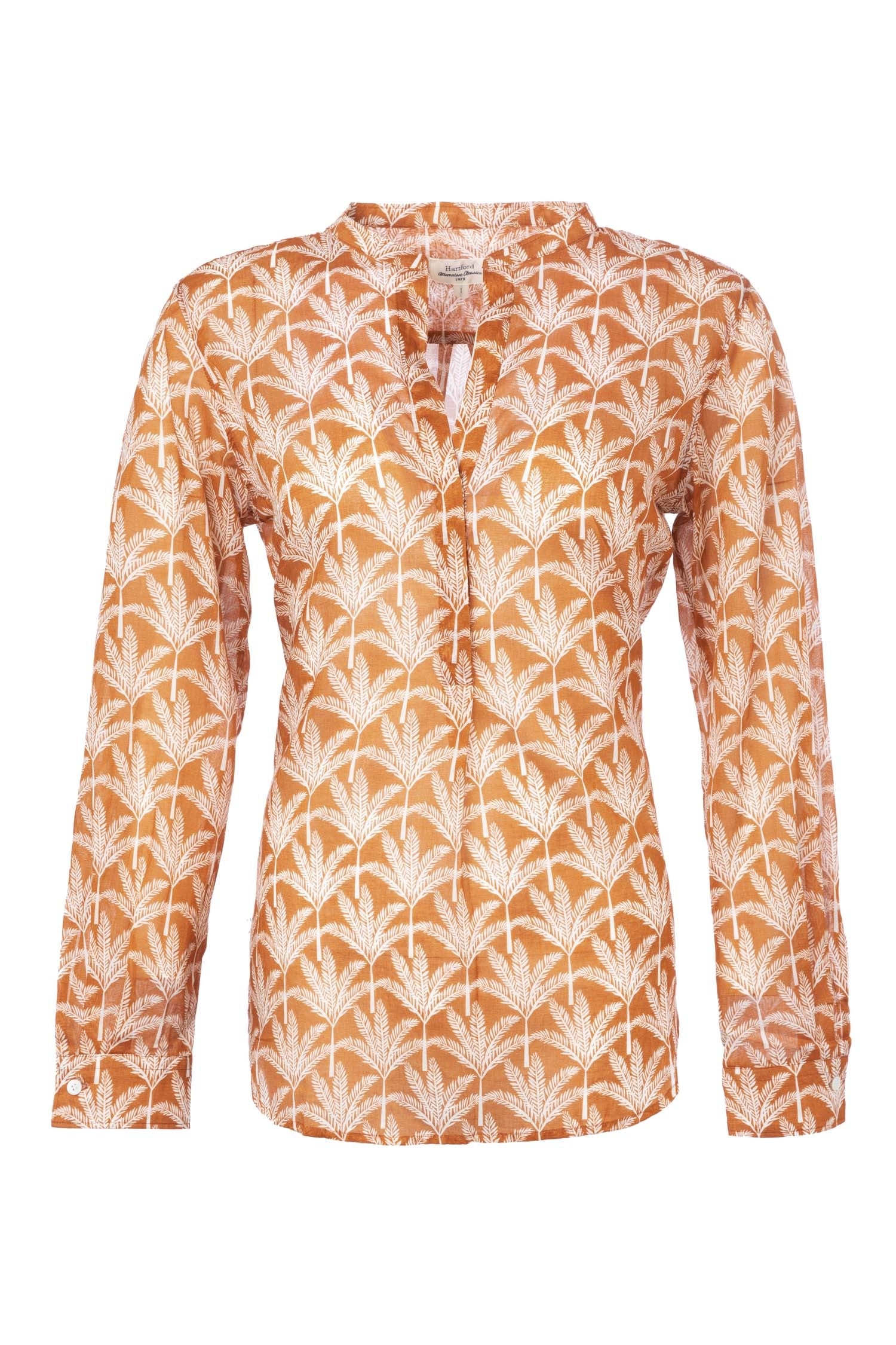 Tropical Printed Cotton Shirt - Image 6
