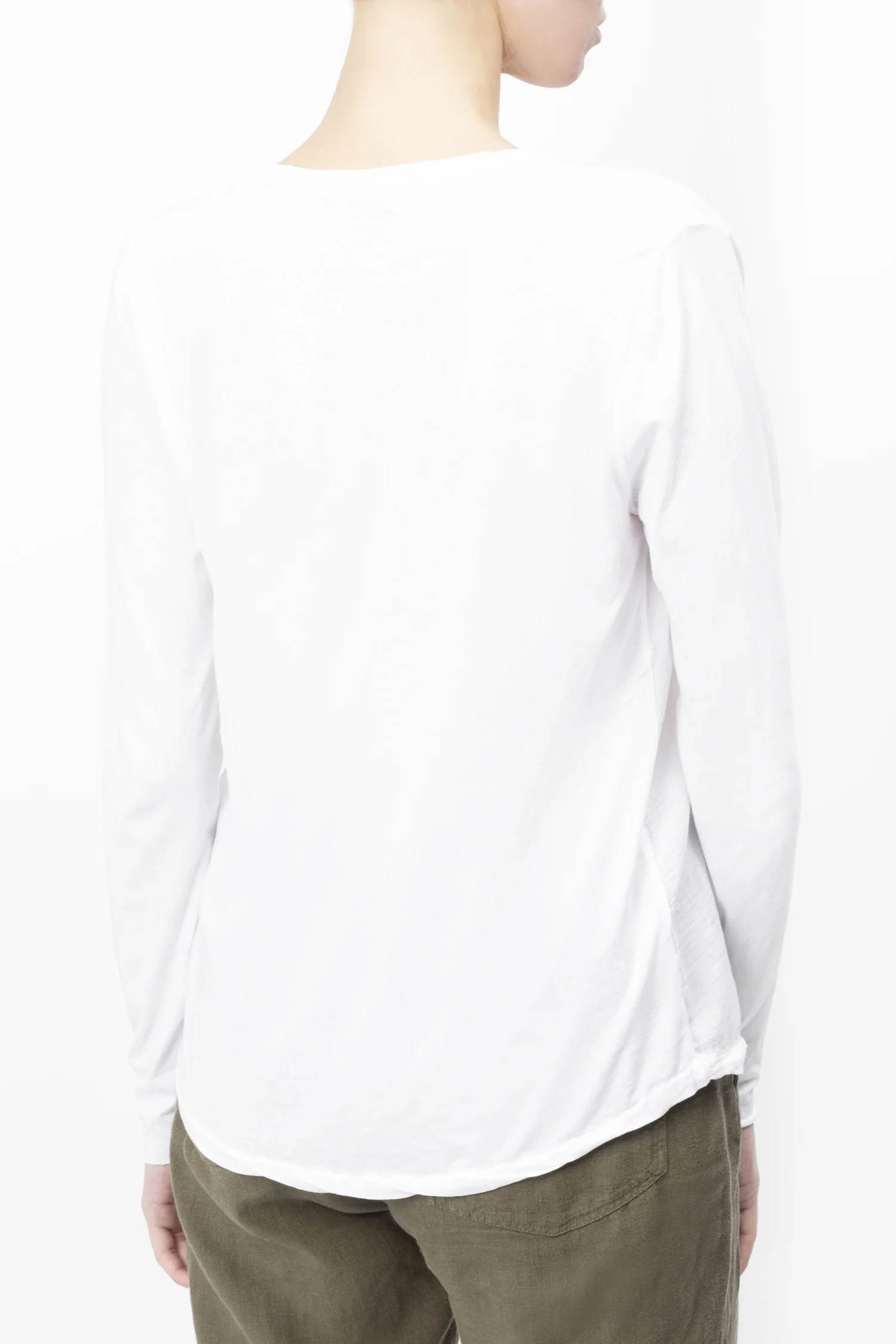 V-neck Cotton Blouse - Image 3