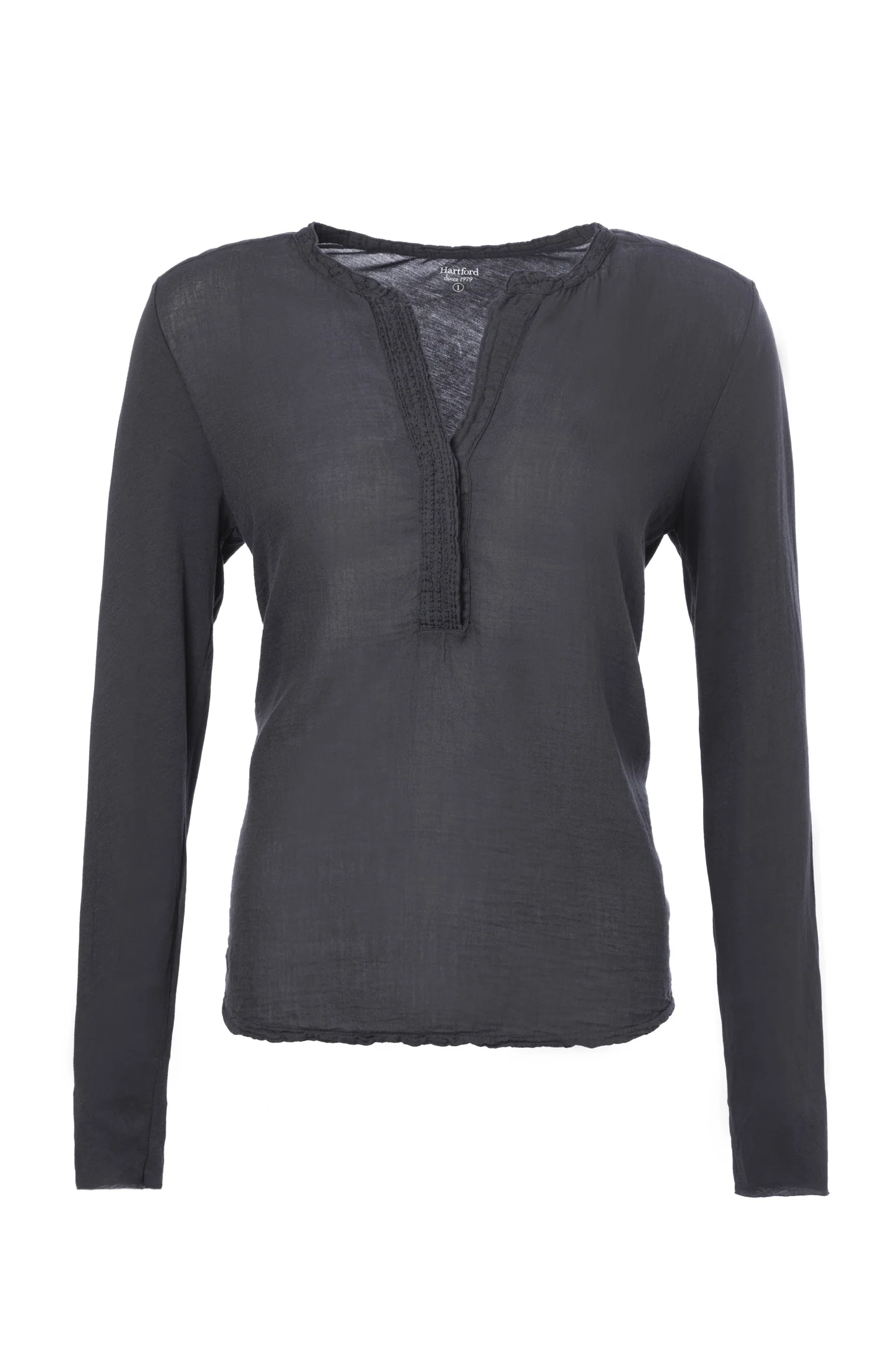 V-neck Cotton Blouse - Image 6
