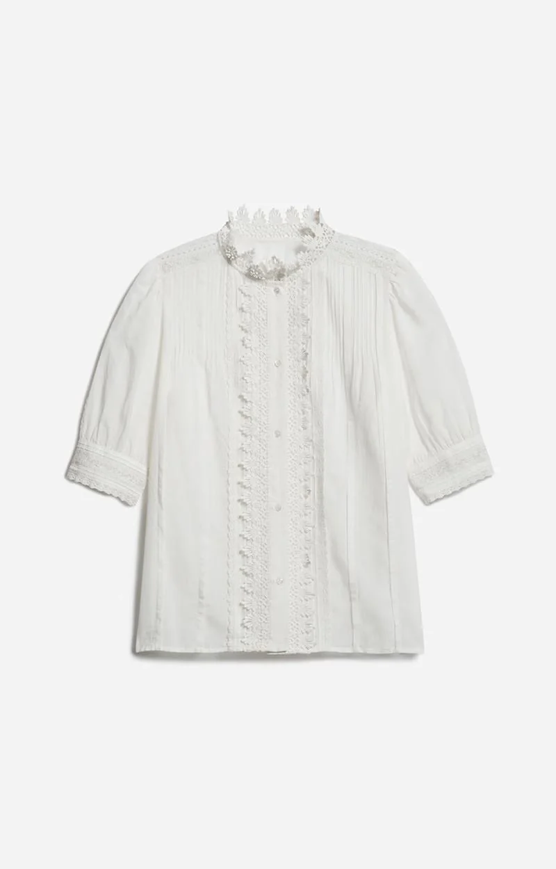 Blouse 2hva27-v09783 Blanc - Image 2