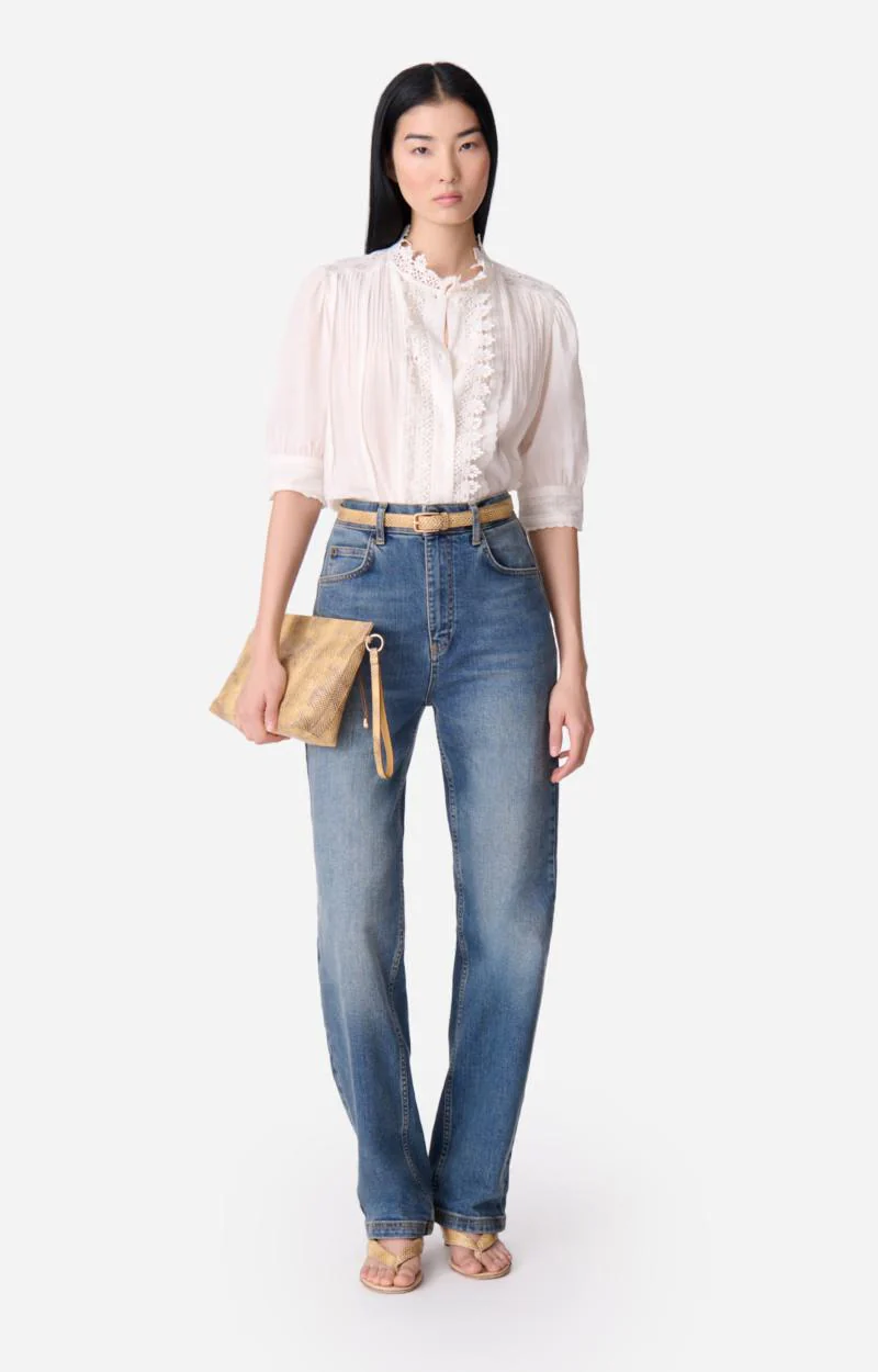 Blouse 2hva27-v09783 Blanc - Image 3