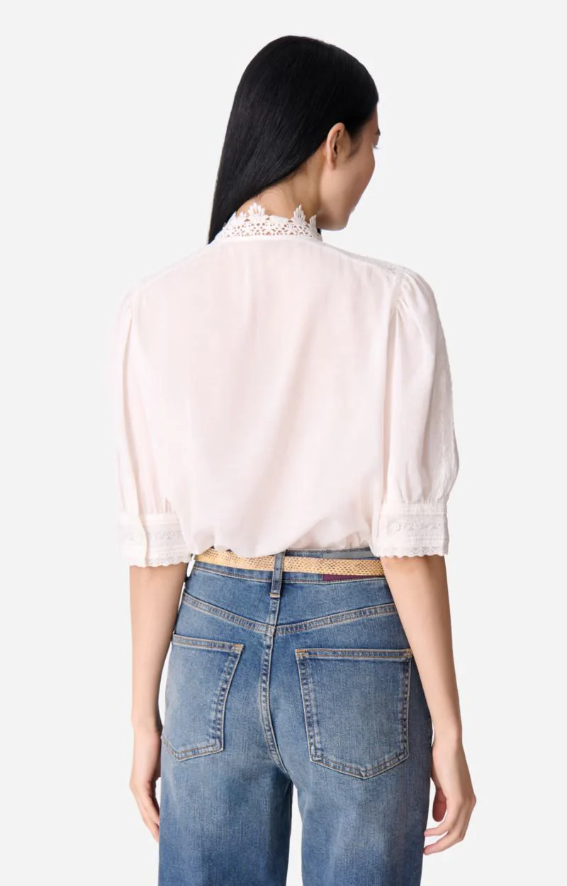 Blouse 2hva27-v09783 Blanc - Image 5