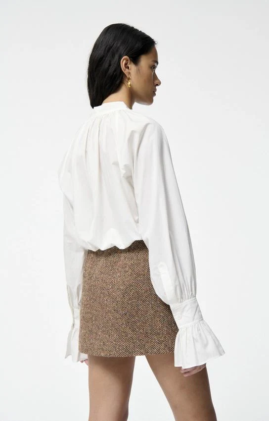 Blouse 4eva69-v09816 Ecru - Image 3