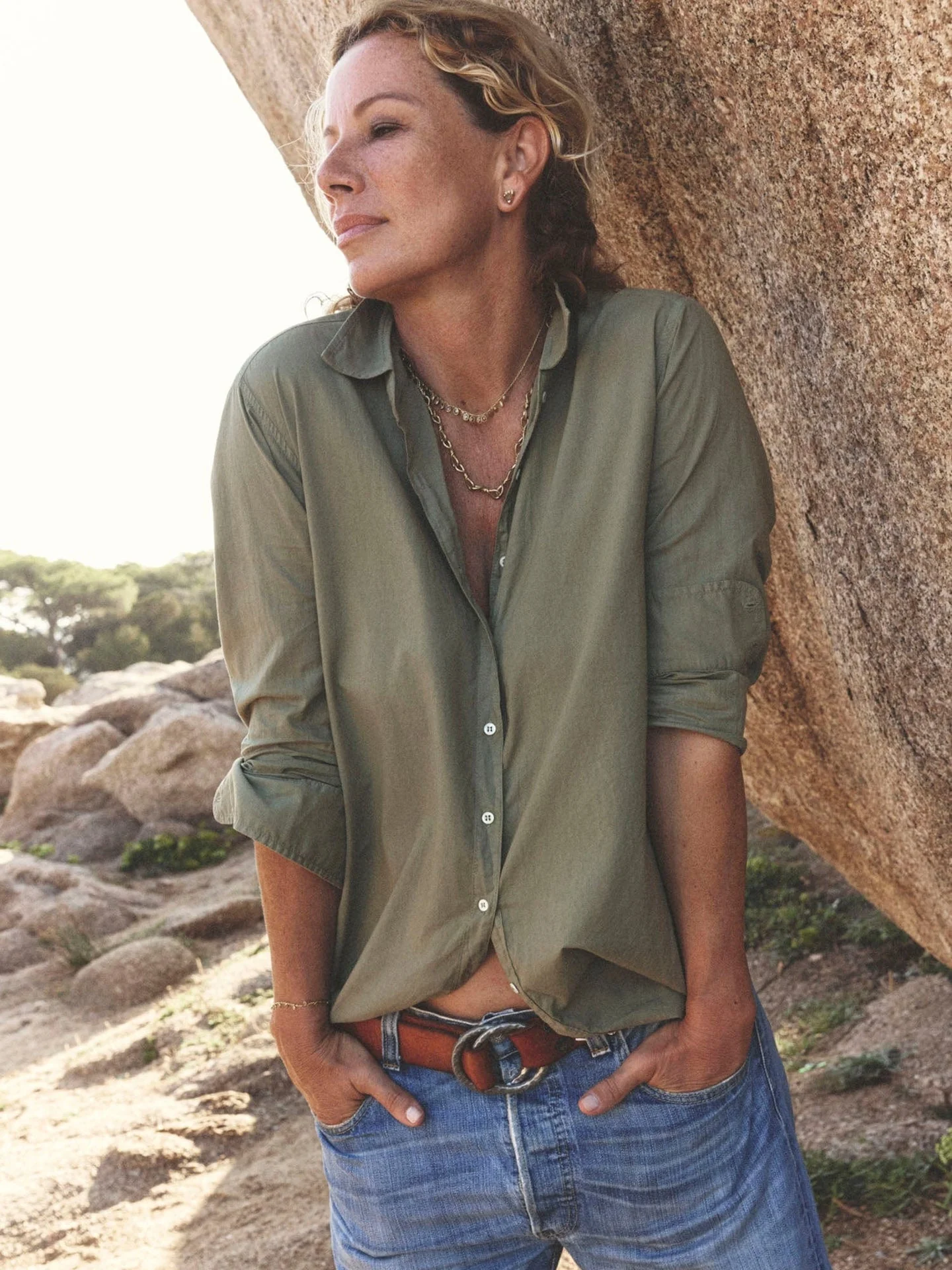 Shirt Beau Shirt Dark-Seagrass - Image 5