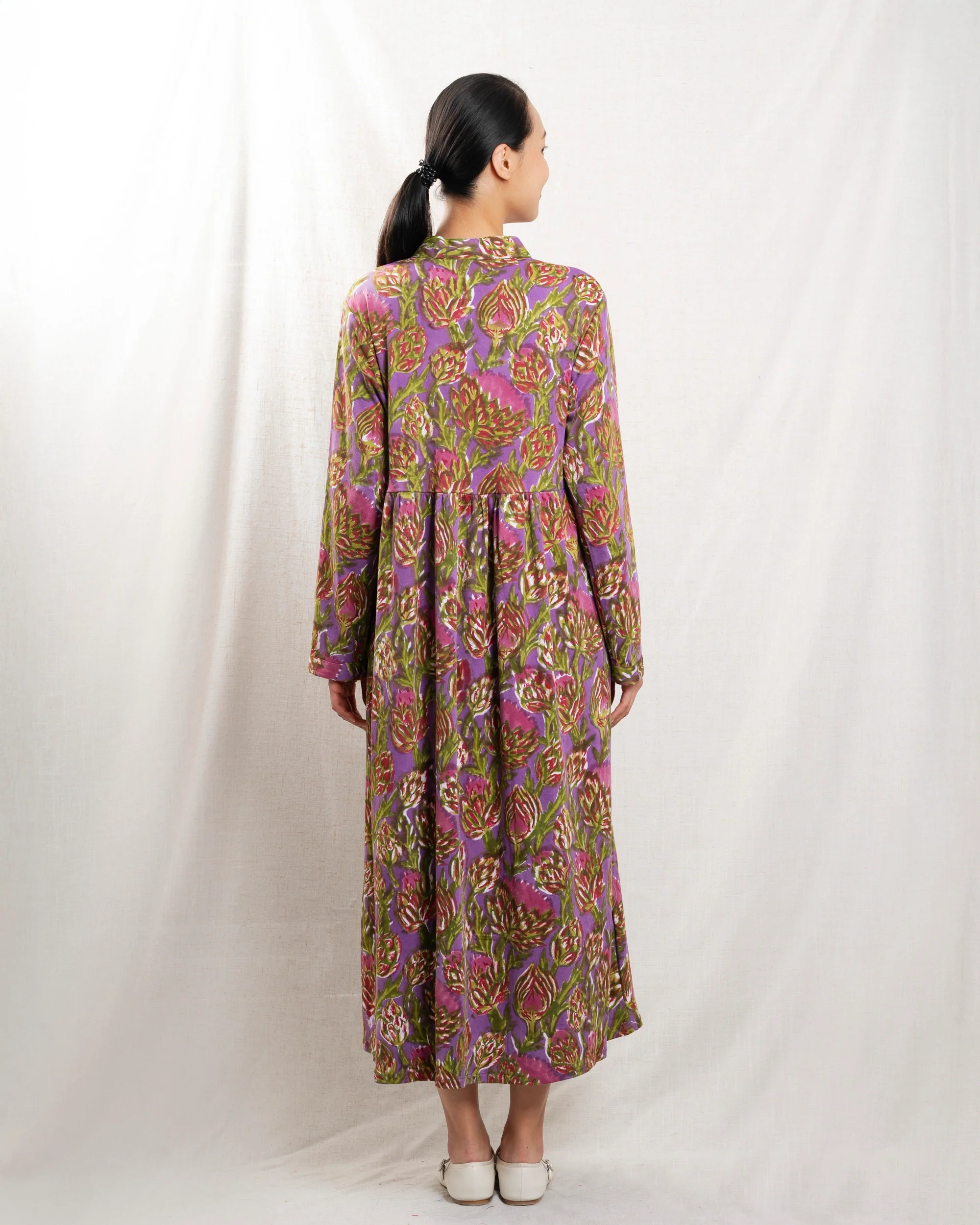 Women's Dress 100 Percent Polyester Crepe Finish - Mint Leaf Capricciosa - Image 2