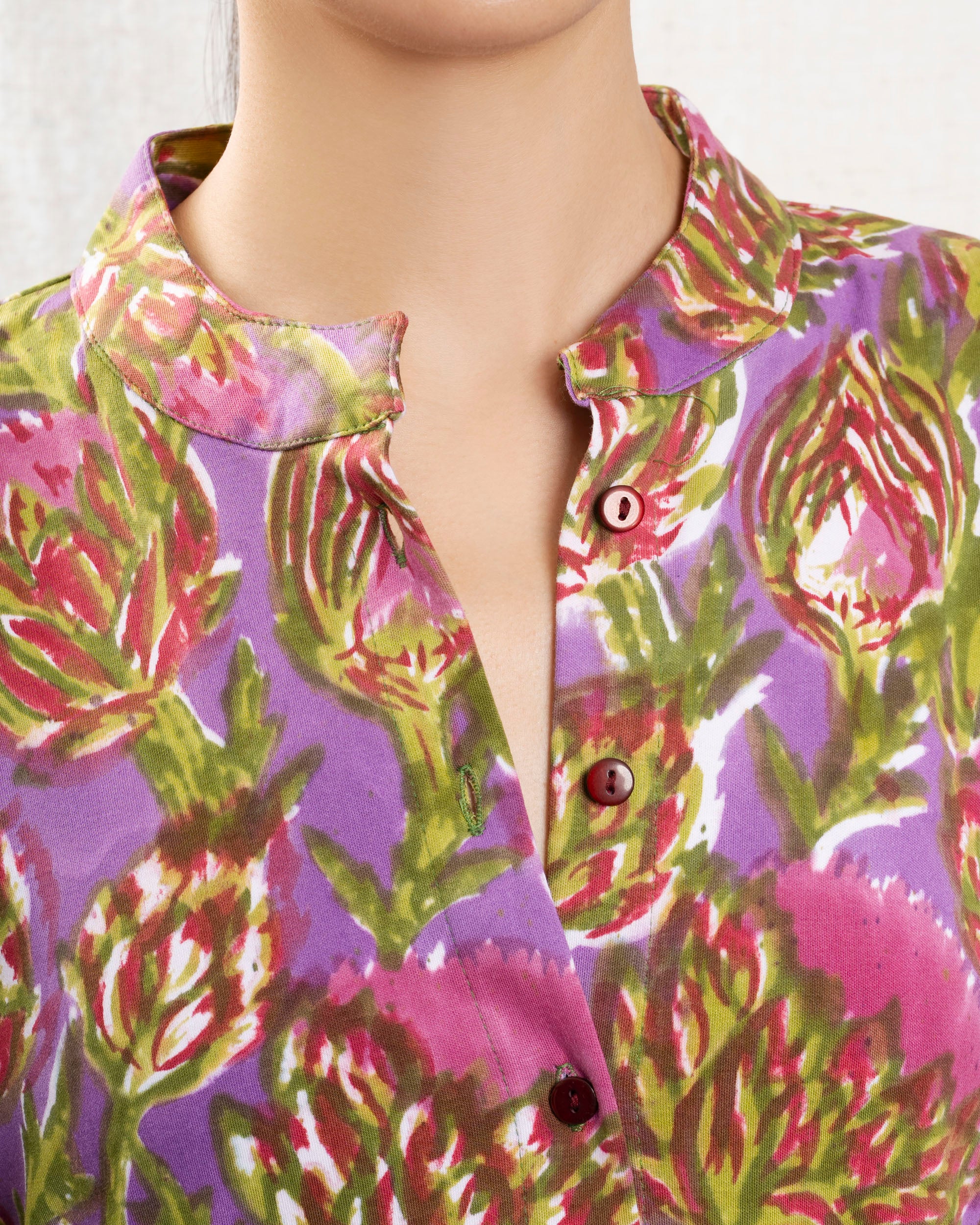 Women's Dress 100 Percent Polyester Crepe Finish - Mint Leaf Capricciosa - Image 3