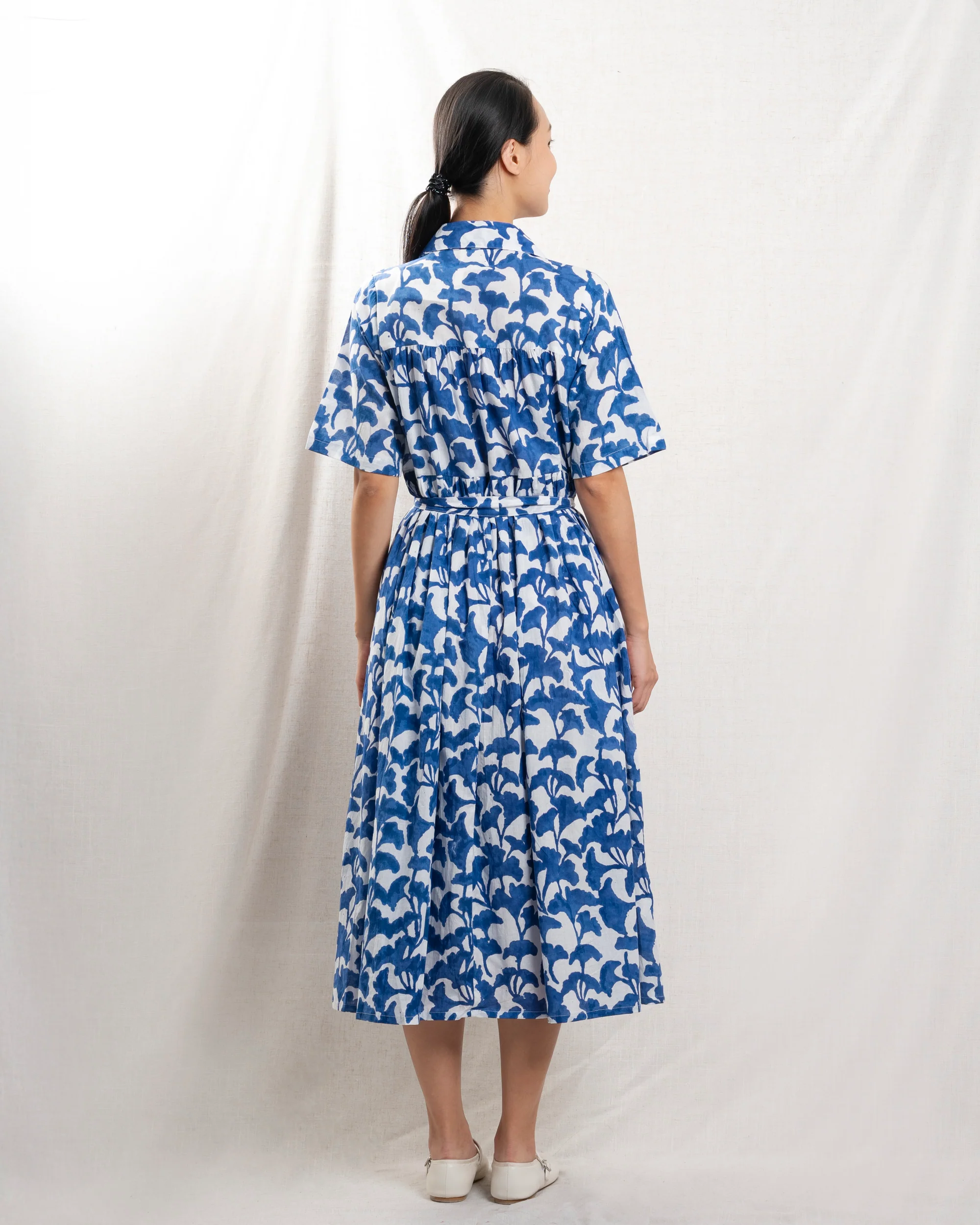 Women Elegant Modern A-Line Dress Polyester - Mint Leaf Maia - Image 2